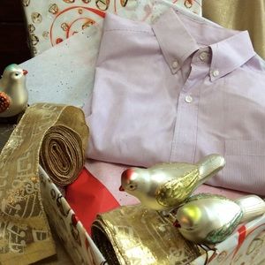 JZSTST03Crisp Light Purple and White Striped Shirt